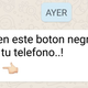 Ilustración para el artículo titulado Qué es realmente el círculo negro de WhatsApp que no deberías tocar que le está llegando a mucha gente